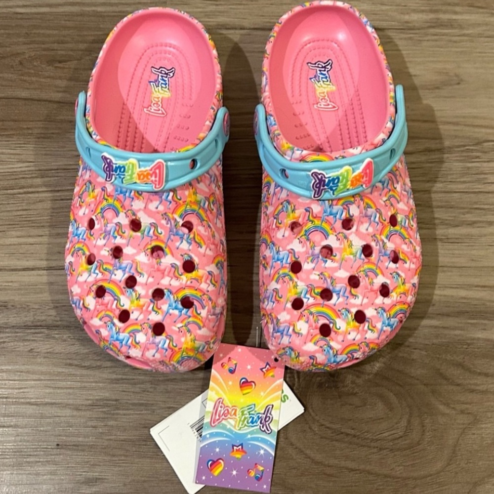 Crocs X Lisa Frank Classic Clog Shoes